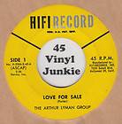 Arthur Lyman Group 7 45 rpm Love For Sale on Hifi Records
