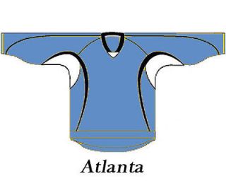 NEW Kamazu Atlanta Thrashers Team Colors Hockey Practice Jersey W 