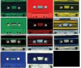 100 color audio cassette tapes w/cases BLANK any length