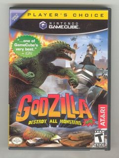 Godzilla Destroy All Monsters Melee GameCube game Complete