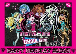 monster high cake decoration in Holidays, Cards & Party Supply