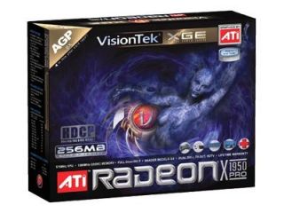 VisionTek ATI Radeon X1950 Pro 900111 256 MB GDDR3 SDRAM AGP 8x 