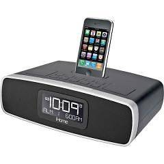 iHome Black iP90 Dual Alarm Clock Radio w/ AM/FM Radio and iPod/iPhone 