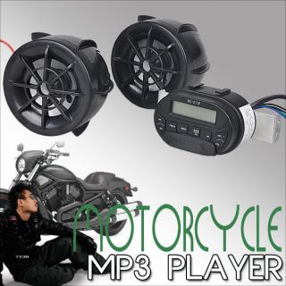 Motorcycle Audio System  Stereo Speaker USB/FM/SD/Anti​ theft 