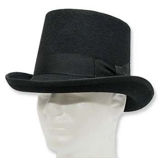 New SLASH TALL GUNS N ROSES Wool Top Hat TUXEDO 7 1/8