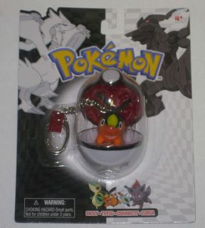   IN PACKAGE Pokemon B&W TEPIG Series 23 Key Chain Poke Ball Figure TOY