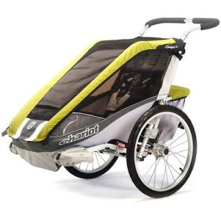 2011 Chariot Carrier Cougar 1 CTS Stroller/Bike Trailer Chassis Green