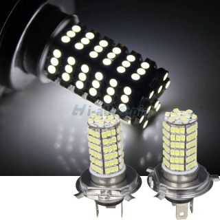 2Pcs Car Xenon White LED H4 127 SMD Bulbs Fog/Daytime/Headlight Light 