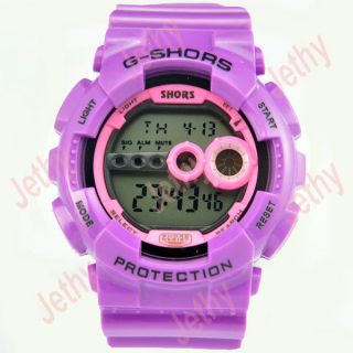 Shors Shock Resistant LED Sports Wrist Watch for Woman Men Watches 