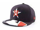 Houston Astros Natural New Era 5950 MLB Baseball Logo Hat Cap Fitted 