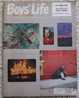 May 1956 boys Life crayfish festival swede​n Al. fjords skin 