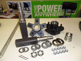   & Spindles ~Square Welding Stock~ Kit to build 3500# Axle **NEW