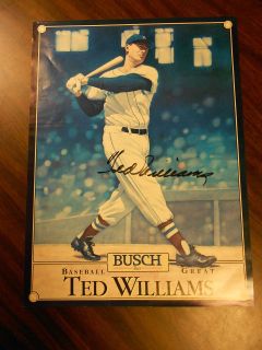 ted williams in Lithographs, Posters & Prints