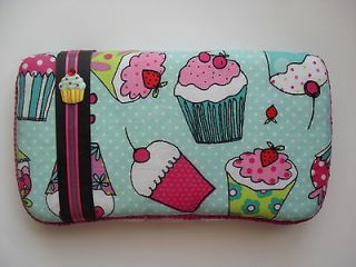 Cupcake Theme Baby Wipes Case (Hot Pink and Teal)