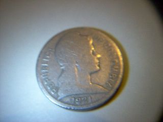COLUMBIA 11 Centavos 1921 Republica de Columbia lovely coin @ nice 