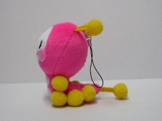 Soft Plush Cutie Pink Centipede Insect CellPhone Charm
