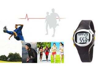   Heart Rate Monitor Calorie Counter Watch Pulse Touch Sensor Wrist