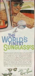 Worlds Finest Sunglasses Ray Ban Signet Vagabond 1961