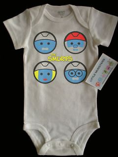 Smurfs Retro Baby Onesie