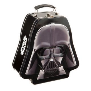 STAR WARS Darth Vader Embossed LUNCHBOX Tin Tote