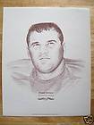 1967 RARE Williams Portrait print Fred Miller Baltimore Colts LSU