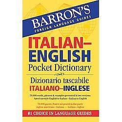 NEW Barrons Italian English Pocket Dictionary/ Diziona