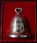 REED & BARTON Silver ANNUAL CHRISTMAS BELL ORNAMENT Silverplate 1979 
