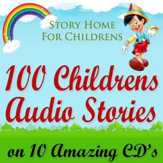 100 Childrens Audio Story Books on 10 CDs Classic Children Kids 