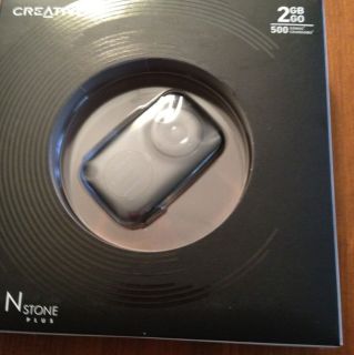 Creative ZEN Stone Plus Black (2 GB) Digital Media Player/ NEW