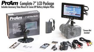   On Camera / Crane LCD Video Monitor Kit, Canon BP Battery Adapter
