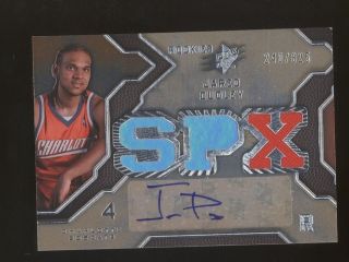 A5477 2007 08 SPx Jersey Auto #113 Jared Dudley RC 240/825 Bobcats