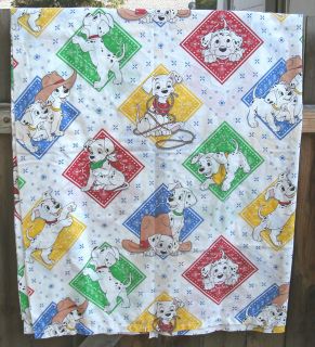   101 Dalmatians Childrens Bedding   Twin Flat Sheets & Fitted
