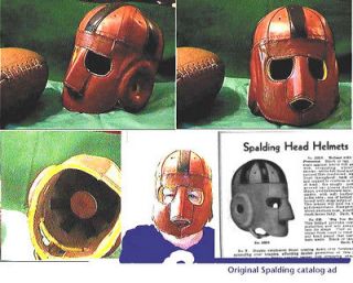 1920  30 Executioner leather Football Face Mask helmet Rare First 