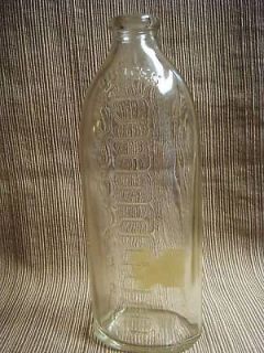 Old & Perfect GLASS MEDICINE or BABY BOTTLE w/ Marked Ounces