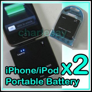 PORTABLE BATTERY Charger for iPhone 4s 4 4G 3Gs iPod Touch Nano Photo 