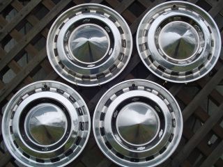 1956 CHEVROLET CHEVY BELAIR NOMAD BEL AIR HUBCAPS WHEEL COVERS ANTIQUE 