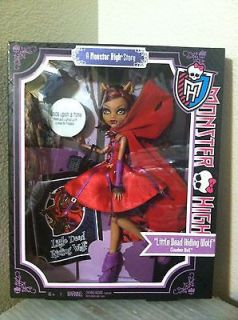 Monster High Doll Clawdeen Wolf Little Dead Riding Hood Scarily Ever 
