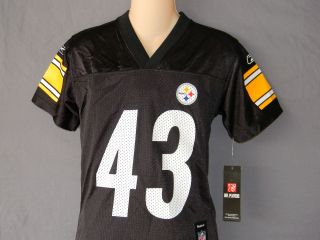 Pittsburgh Steelers #43 Troy Polamalu Jersey Youth Sizes NFL Football 