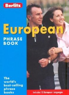 Berlitz European Phrase Book 2003, Paperback, Revised