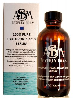 100% Pure Hyaluronic Acid Serum Collagen Booster intense hydration 