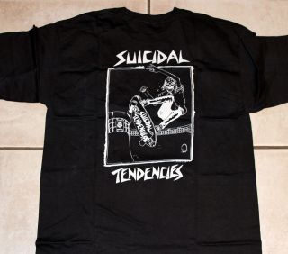 Suicidal Tendencies Skate Boarding BLACK Adult T shirt
