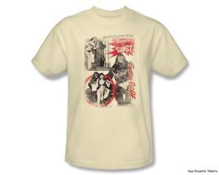 Licensed Bettie Page Beauty and the Beast Adult Shirt S 3XL
