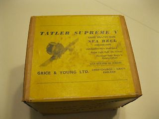 TATLER SUPREME V GAME MULTIPLYING SEA REEL NEW IN BOX GRICE AND YOUNG 