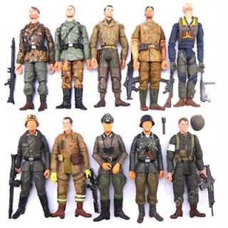 Lot 21st Century Toys Ultimate 118 Soldier WW2 german US Figures Xmas 