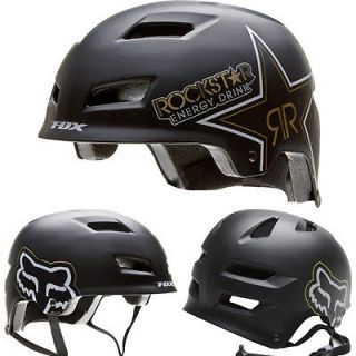   Fox Racing Rockstar Transition Hard Shell BMX Bike Helmet Matte Black