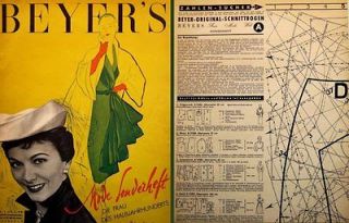 VTG 1950s BEYERS Book w/ Supplement w/ 22 Patterns BEACH ENSEMBLE 