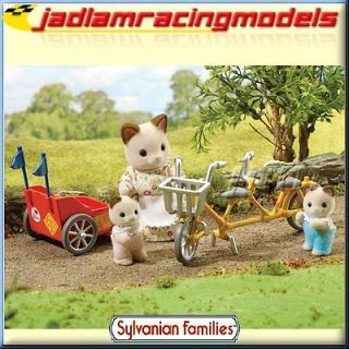Tandem Bike and Baby Trailer   SYLVANIAN Families Figures 4784