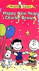 Happy New Year, Charlie Brown VHS, 1999, Clamshell Case