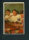1953 Bowman # 44 Bauer Yogi Berra Mickey Mantle Poor cond Yankees