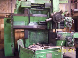 42 GIDDINGS & LEWIS VERTICAL BORING MILL Turret Lathe (will ship)